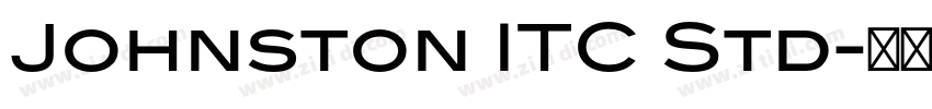 Johnston ITC Std字体转换
